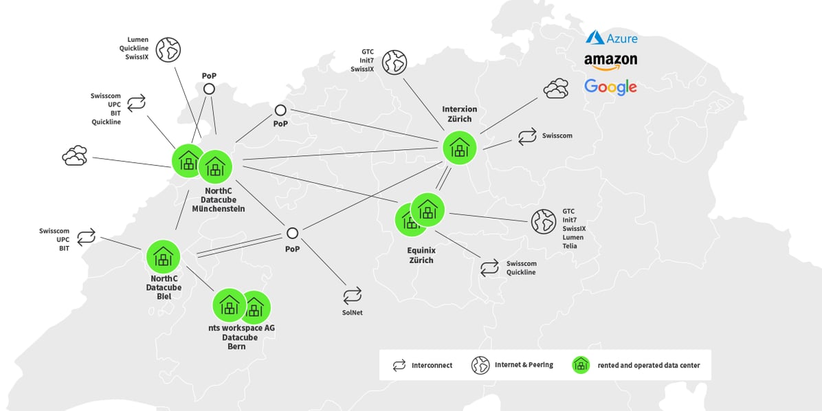 Netrics-Datacenter-Karte